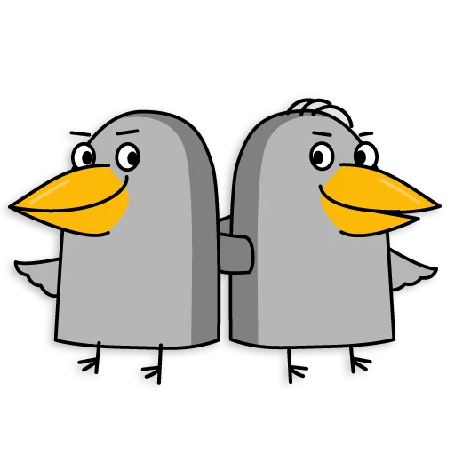 Стикер HSE Alumni Crow - 1