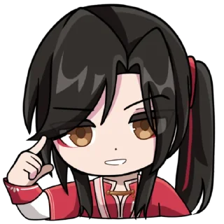 Sticker Hua Cheng genshin chibi @qqwelj - 3