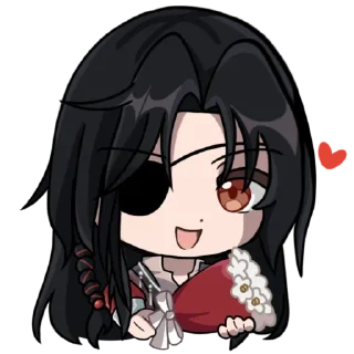 Sticker Hua Cheng genshin chibi @qqwelj - 7