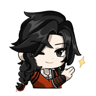 Sticker Hua Cheng genshin chibi @qqwelj - 4