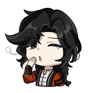 Sticker Hua Cheng genshin chibi @qqwelj - 0