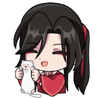Sticker Hua Cheng genshin chibi @qqwelj - 5