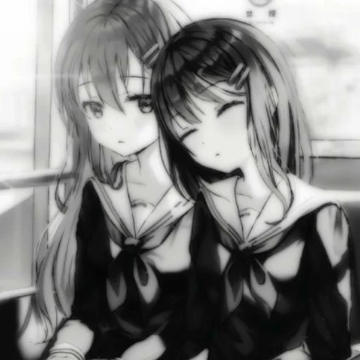 Sticker 💖girls hugging💖 - 4