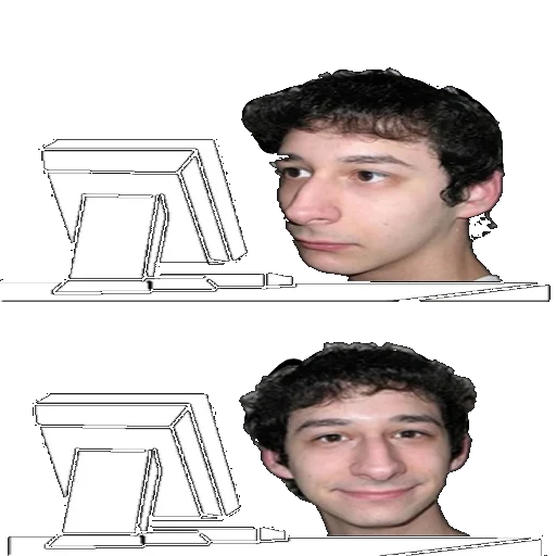 human face man person