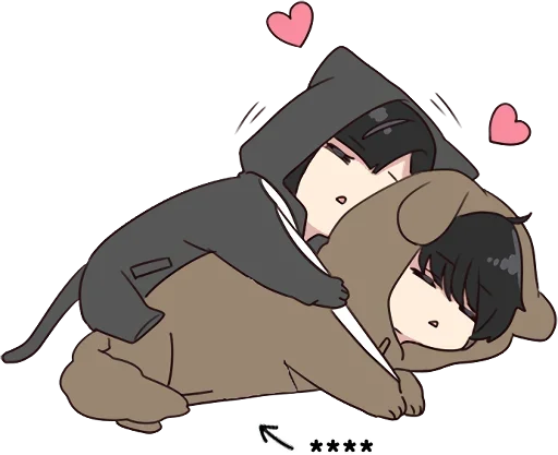 Sticker hugsuwu - 1