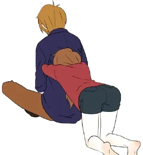 Sticker HUGS - @cutiepje - 1