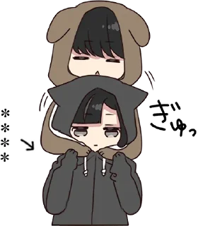 Sticker HUGS - @cutiepje - 5