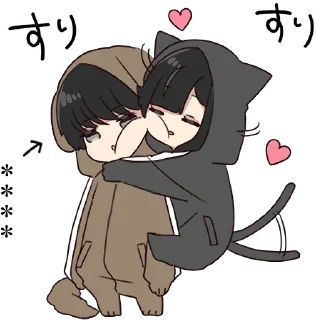 Sticker HUGS - @cutiepje - 8