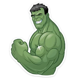 Стикер Халк - 5