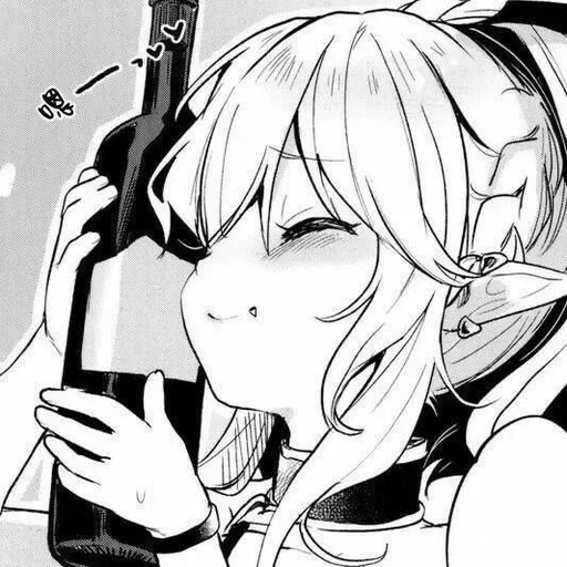 аниме иллюстрация манга