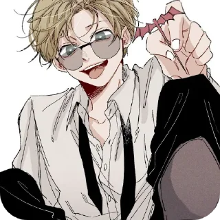 Sticker 𝙎𝙃𝘼𝙇𝙉𝘼𝙍𝙆 @hxhbastard - 6