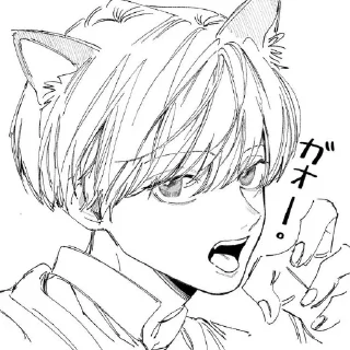 Sticker 𝙎𝙃𝘼𝙇𝙉𝘼𝙍𝙆 @hxhbastard - 2