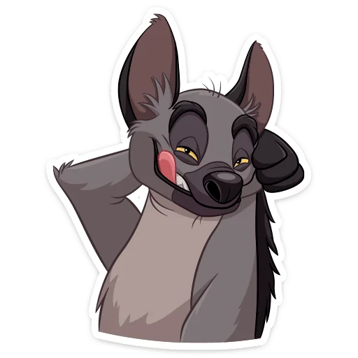 Стикер Гиены :: @stickroom - 10