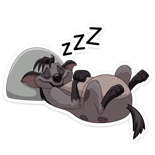 Стикер Гиены :: @stickroom - 9