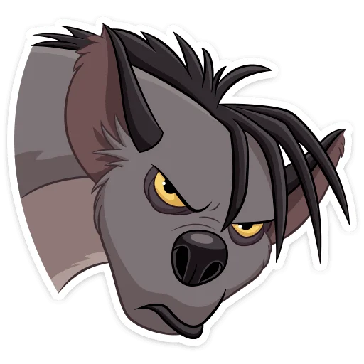 Стикер Гиены :: @stickroom - 8