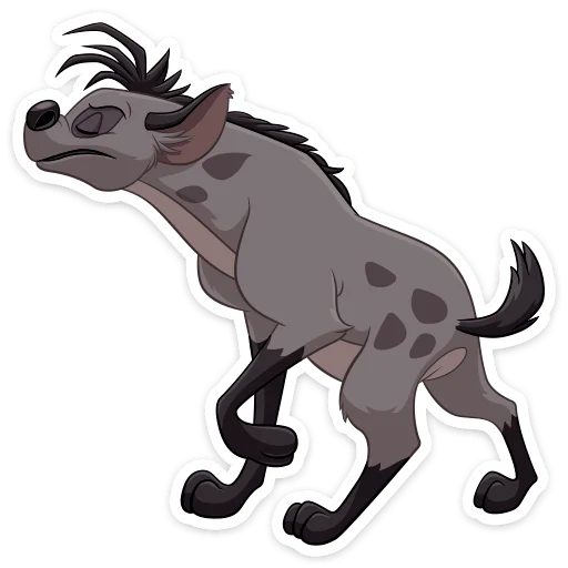 Стикер Гиены :: @stickroom - 7