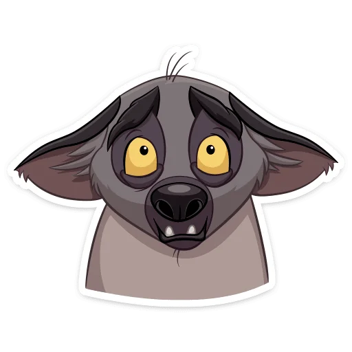 Стикер Гиены :: @stickroom - 4
