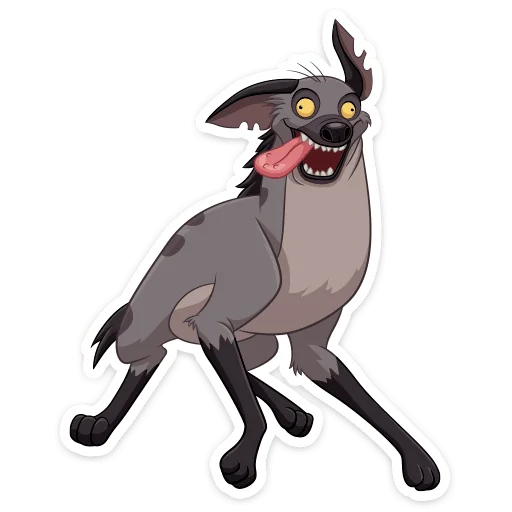 Стикер Гиены :: @stickroom - 3