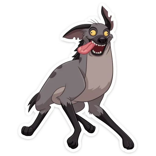 Стикер Гиены (@TgSticker) - 3