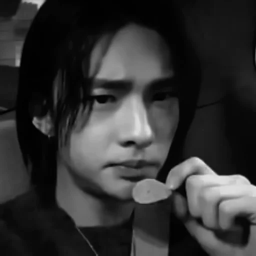 Человек человеческое лицо черно-белый