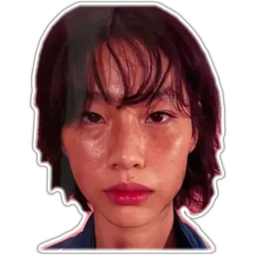 human face lip sketch