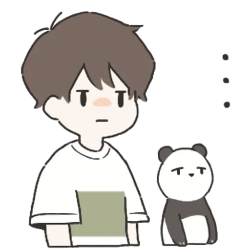 Sticker Я всегда рядом (кун) @nyasticks - 0