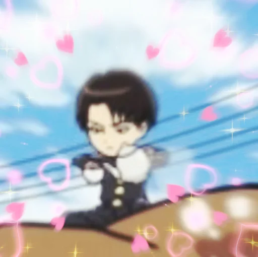 cartoon anime human face