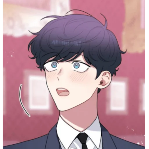 anime cartoon human face