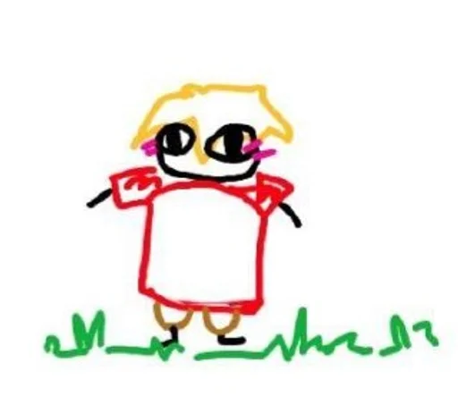 рисование детское искусство эскиз