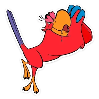 Стикер Попугай Яго :: @TgSticker - 0