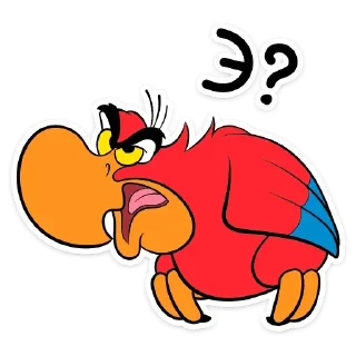 Стикер Попугай Яго :: @TgSticker - 4