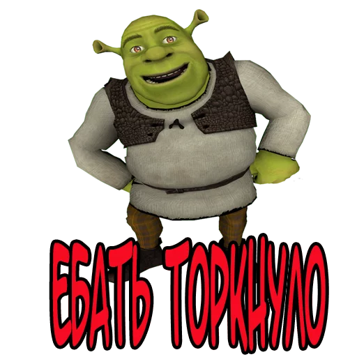 Sticker shrek the best - 6