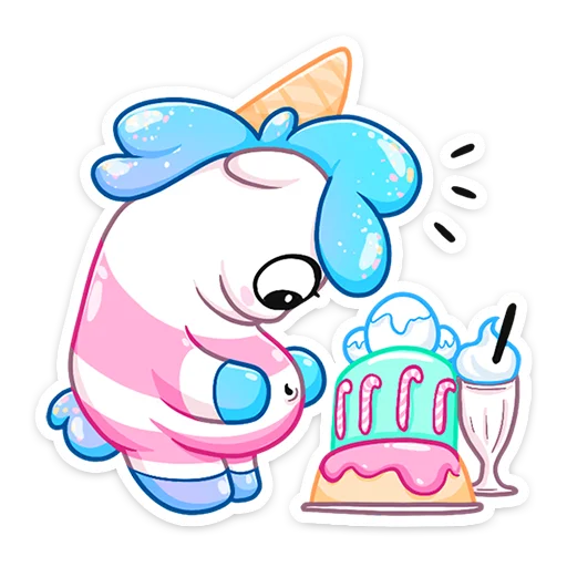Стикер Мороженко :: @stickroom - 11