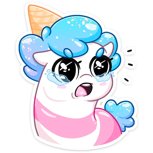 Стикер Мороженко :: @stickroom - 0