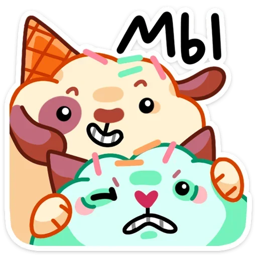 Sticker Айс и Крим (@TgSticker) - 1