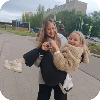 Sticker лучшие девчули «HAPP by @stqrapp - 0