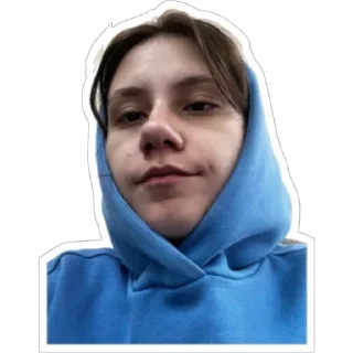 human face hood clothing