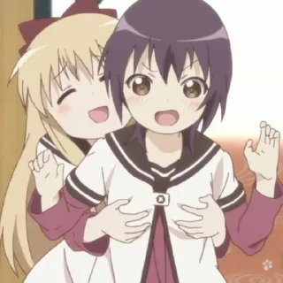 Стикер Yuri_yuri @anime_stickerr - 6