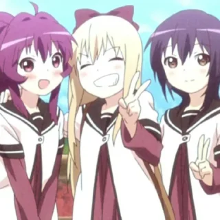 Стикер Yuri_yuri @anime_stickerr - 0