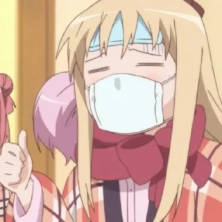 Стикер Yuri_yuri @anime_stickerr - 8