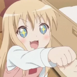 Стикер Yuri_yuri @anime_stickerr - 1