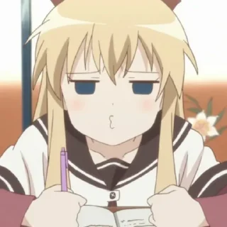 Стикер Yuri_yuri @anime_stickerr - 7