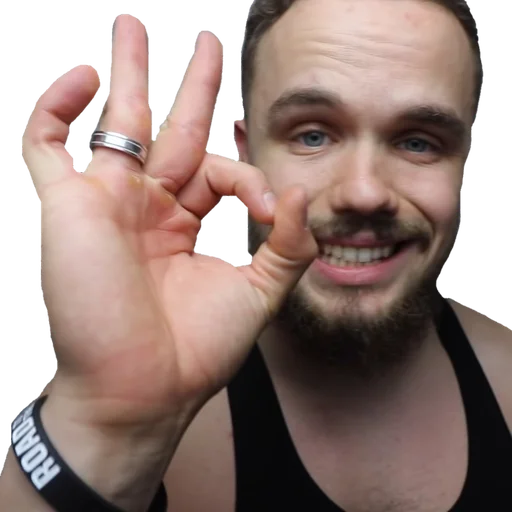 person human face finger