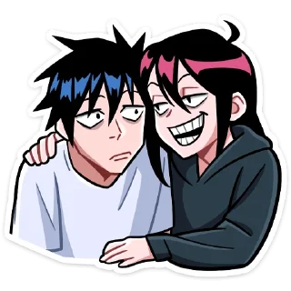 Стикер Икки и Мори :: @stickroom - 6