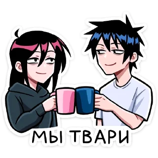 Sticker Икки и Мори (@TgSticker) - 11