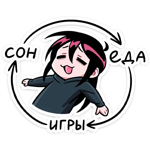 Sticker ikkiandmori_vk - 1