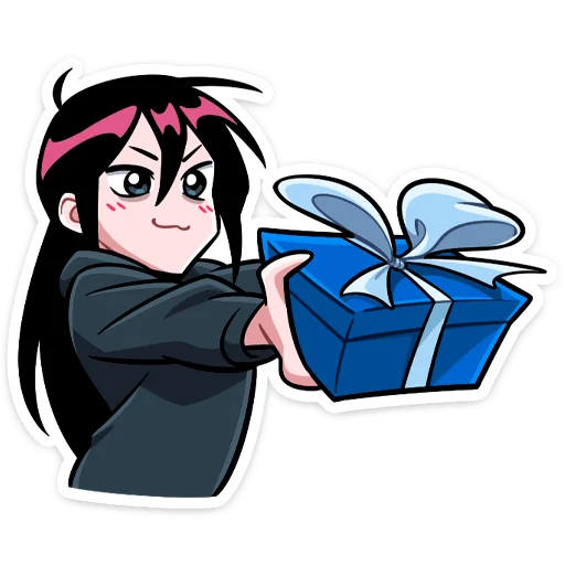 Sticker ikkiandmori_vk - 1