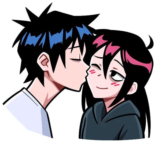 @TgSticker Икки и Мори без надписей - 