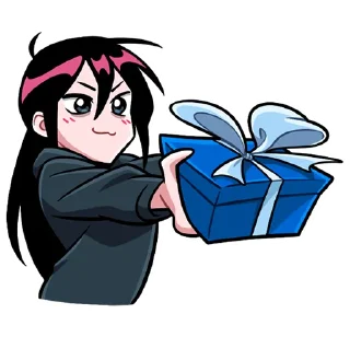 Стикер @TgSticker Икки и Мори без надписей - 11