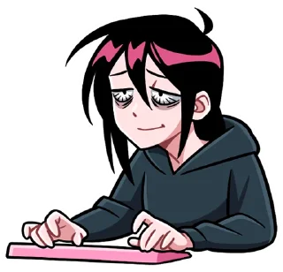 Стикер @TgSticker Икки и Мори без надписей - 10